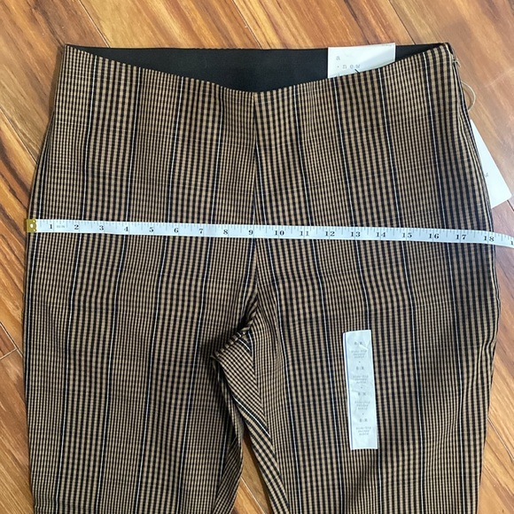 A new day black & gold checked pants, size 8R, NWT. - Picture 3 of 13